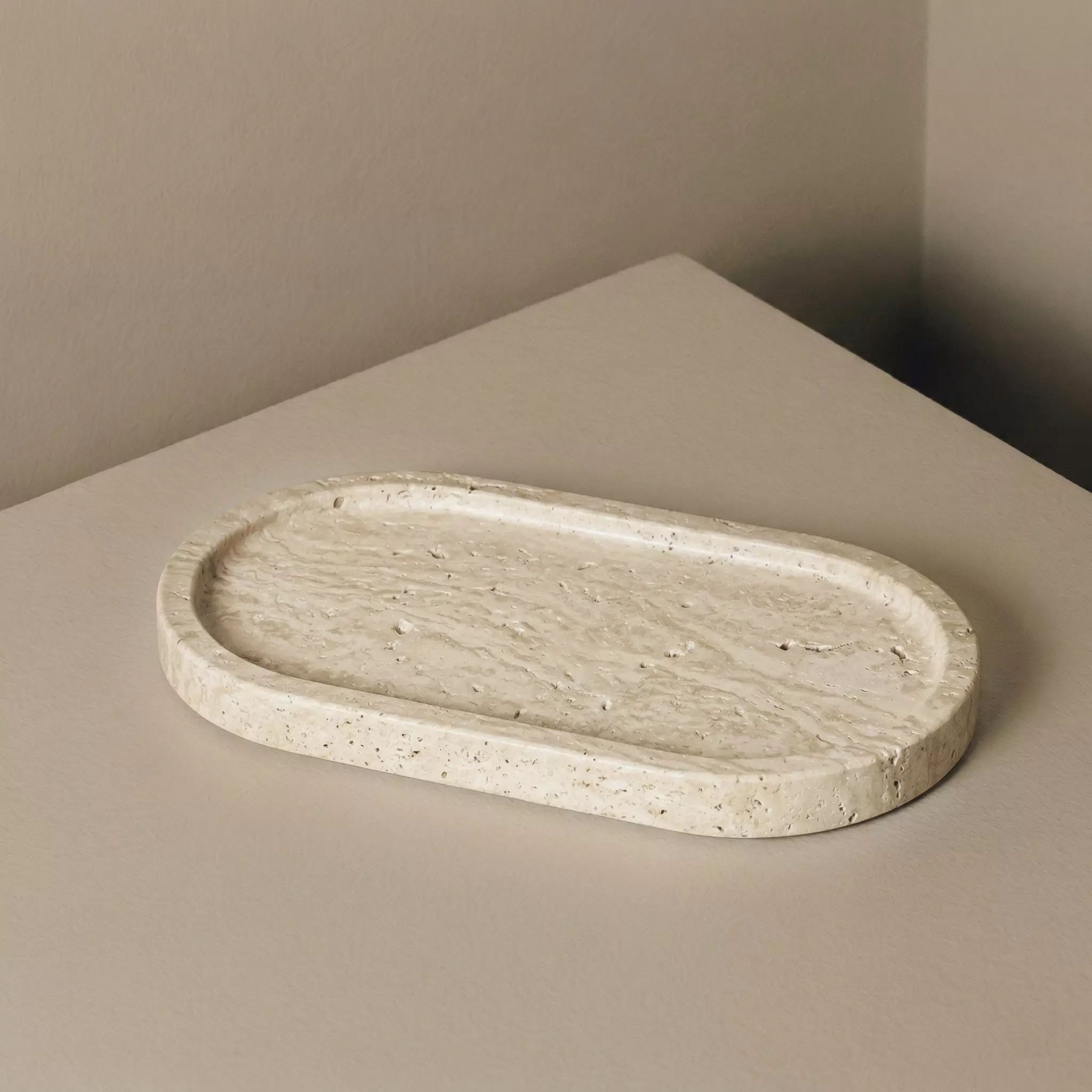 Поднос Травертин Вайт (Travertine White)