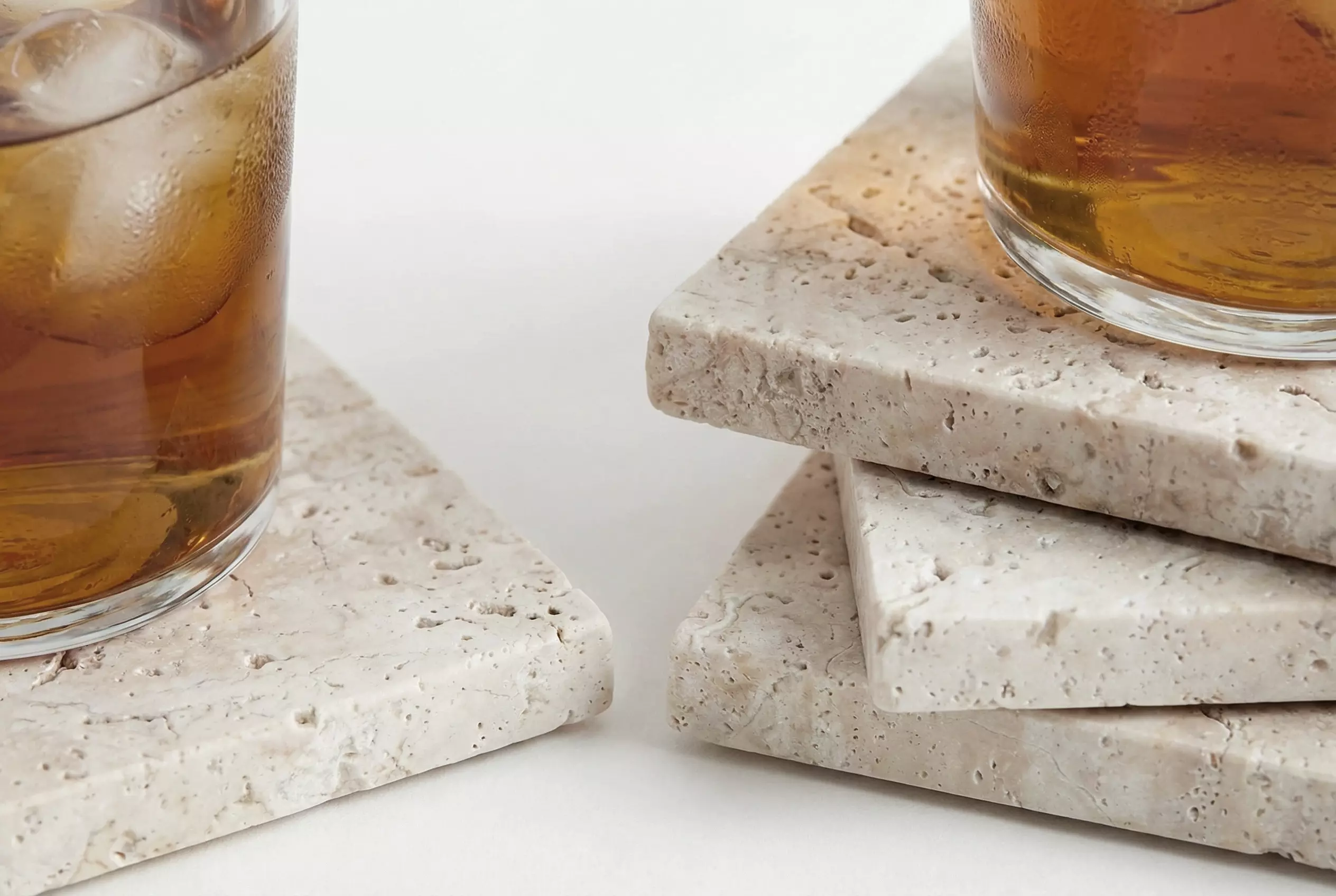 Костеры Травертин Вайт (Travertine White) — дополнительная информация