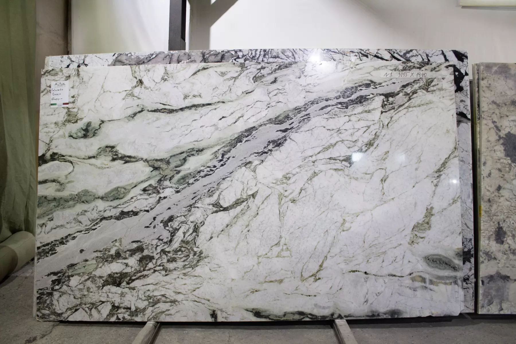 Каллаката Грин (Callacata Green) №1 3255х1940х20