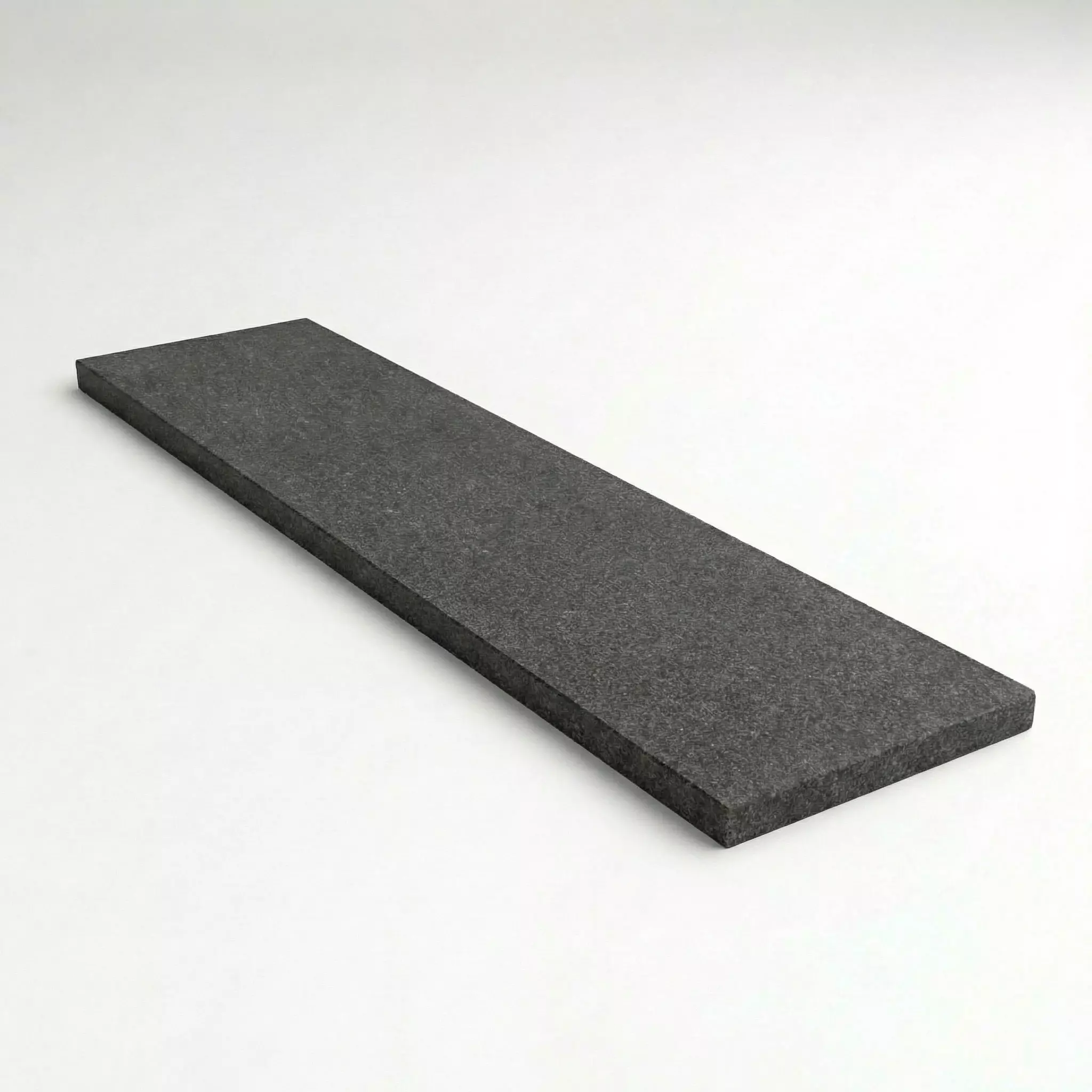 Плита гранитная Абсолют Блэк (Absolute Black) 1500х350х30 Термообработанная