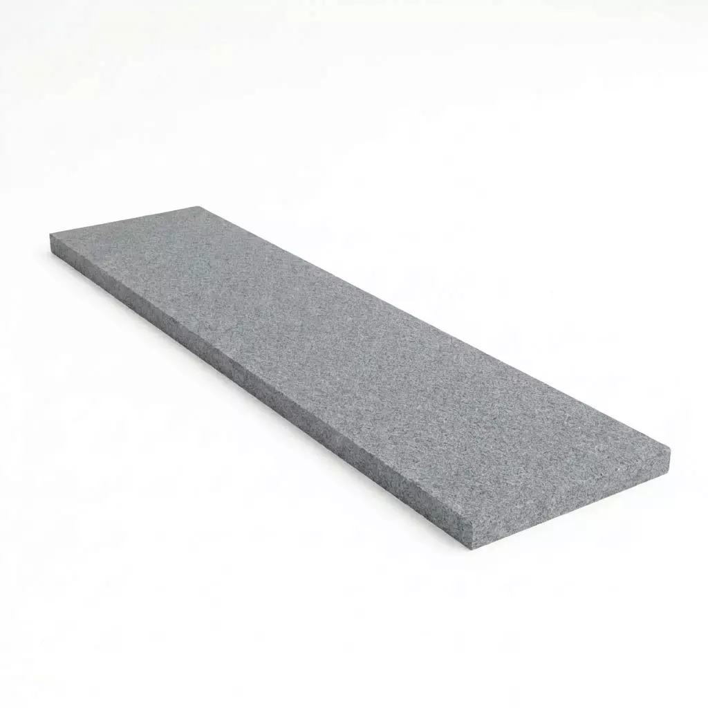 Плита гранитная Сезам Блэк Джи (Sesame Black G) 1500х350х30  Термообработанная
