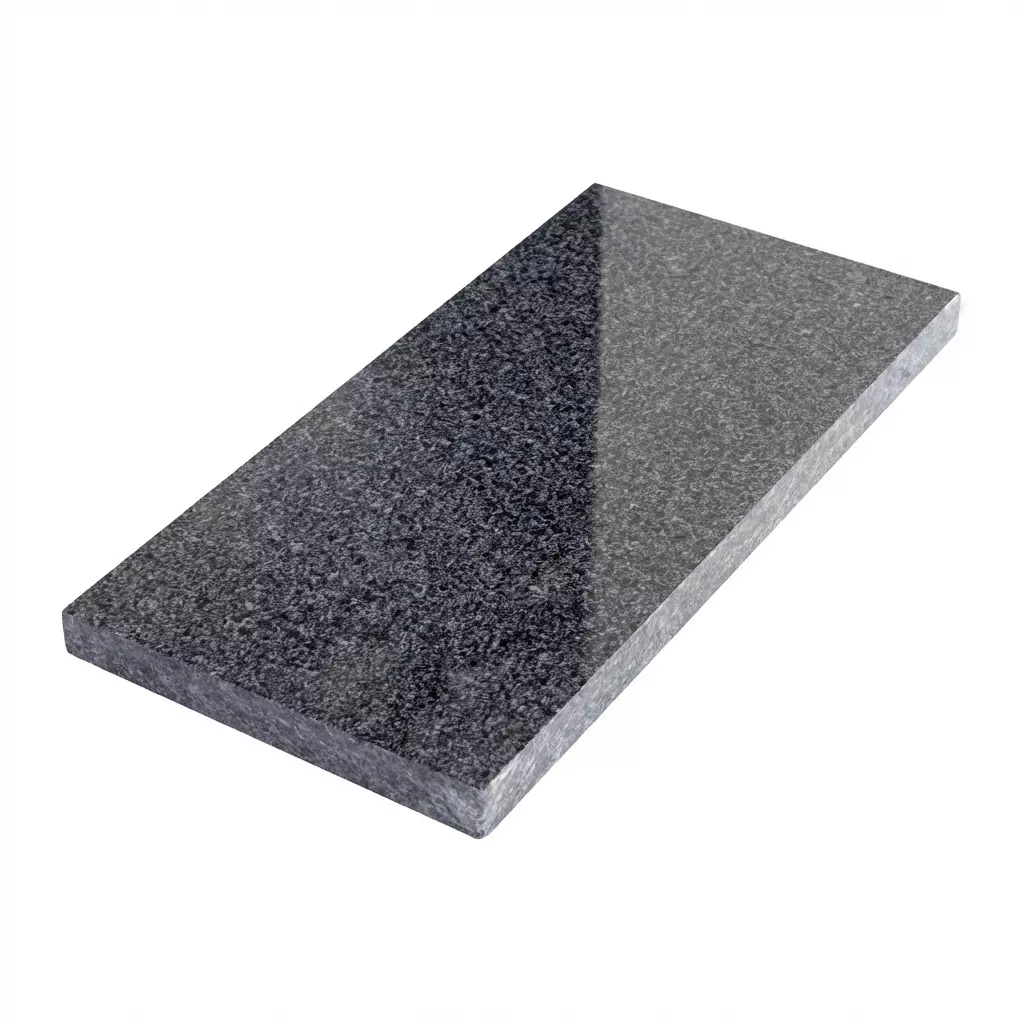 Плита гранитная Сезам Блэк (Sesame Black) 600х300х18(20). Полированная