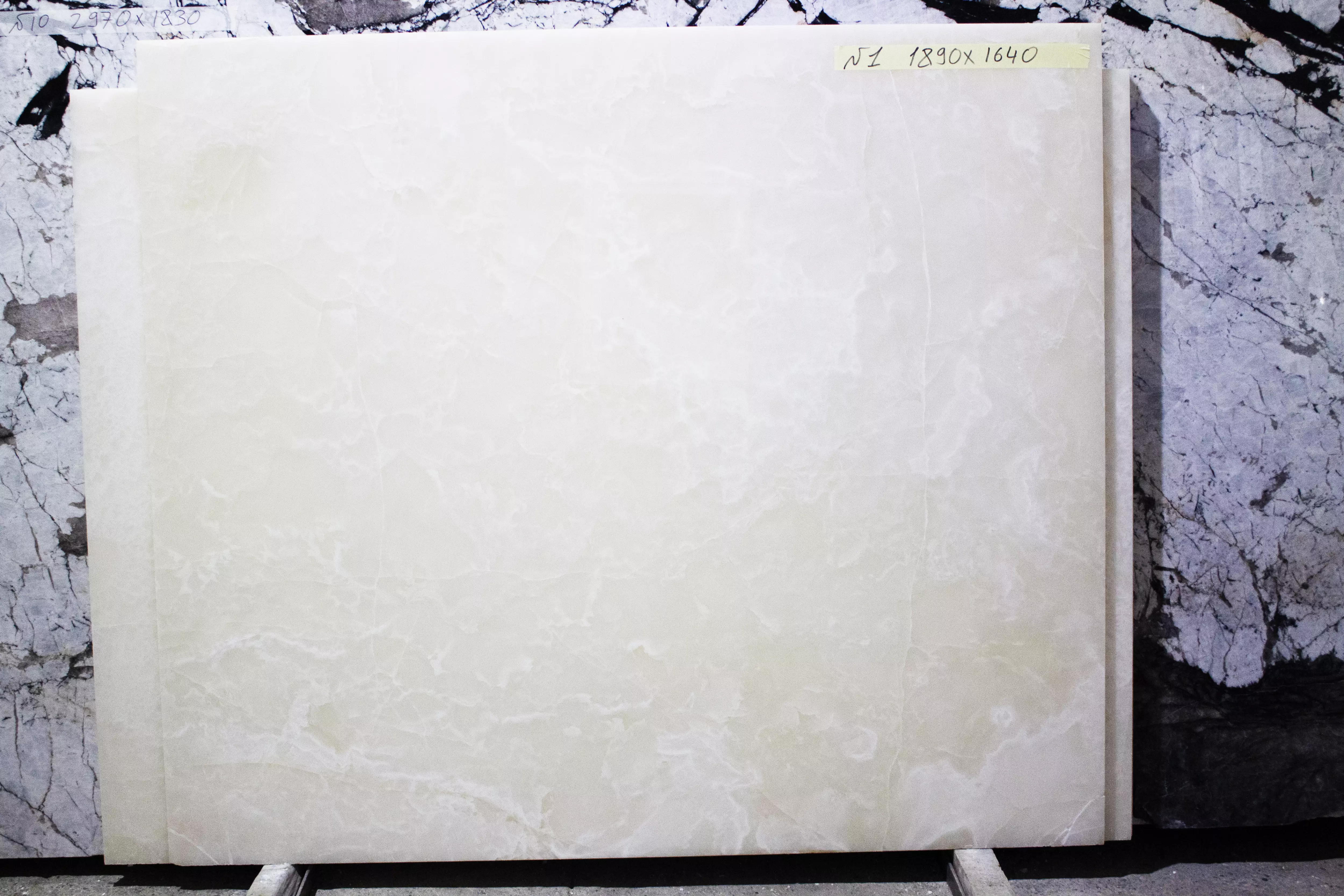 Оникс Бьянко (Onice Bianco) №1 1890х1640х16