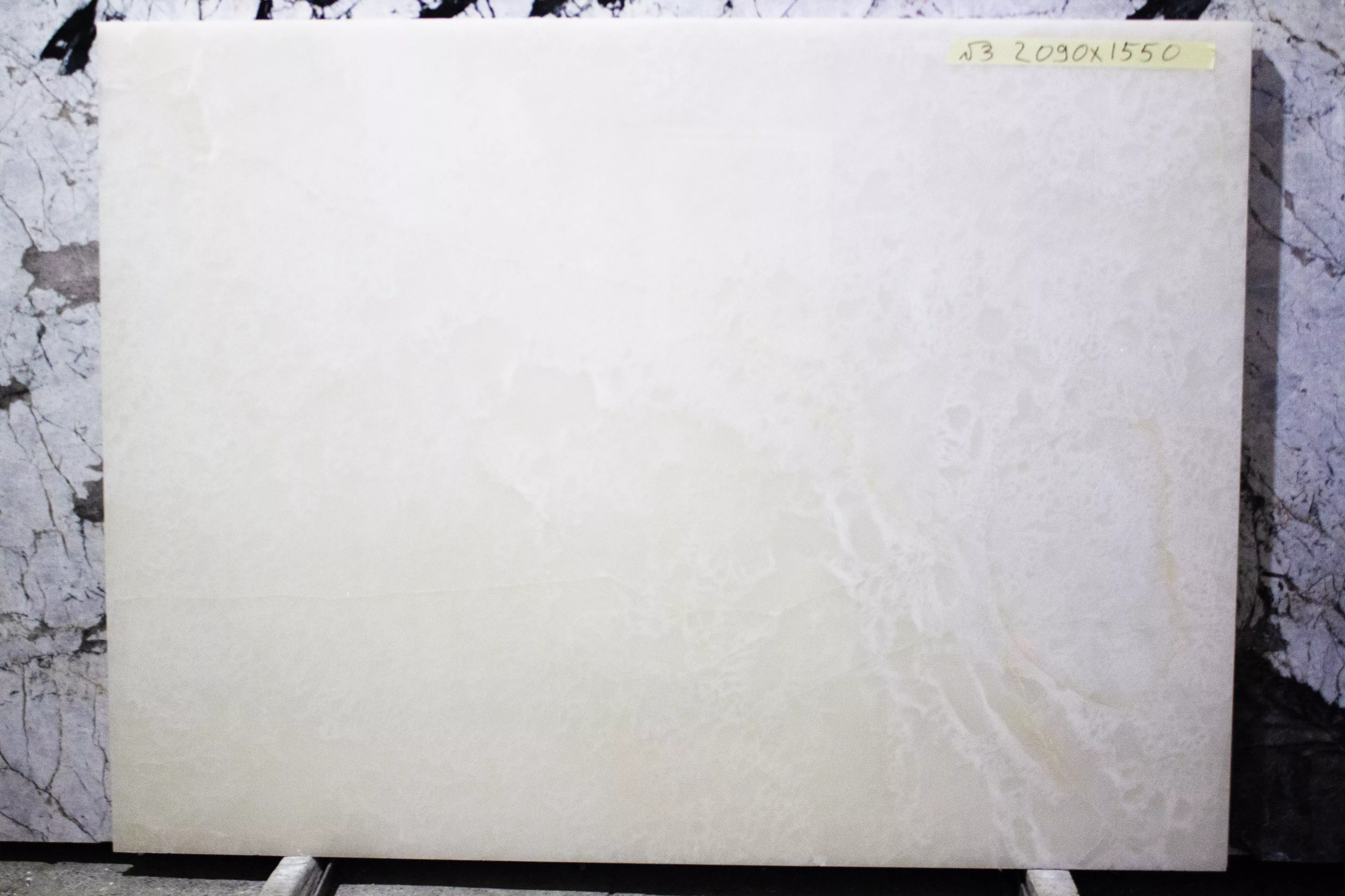 Оникс Бьянко (Onice Bianco) №3 2090х1550х16