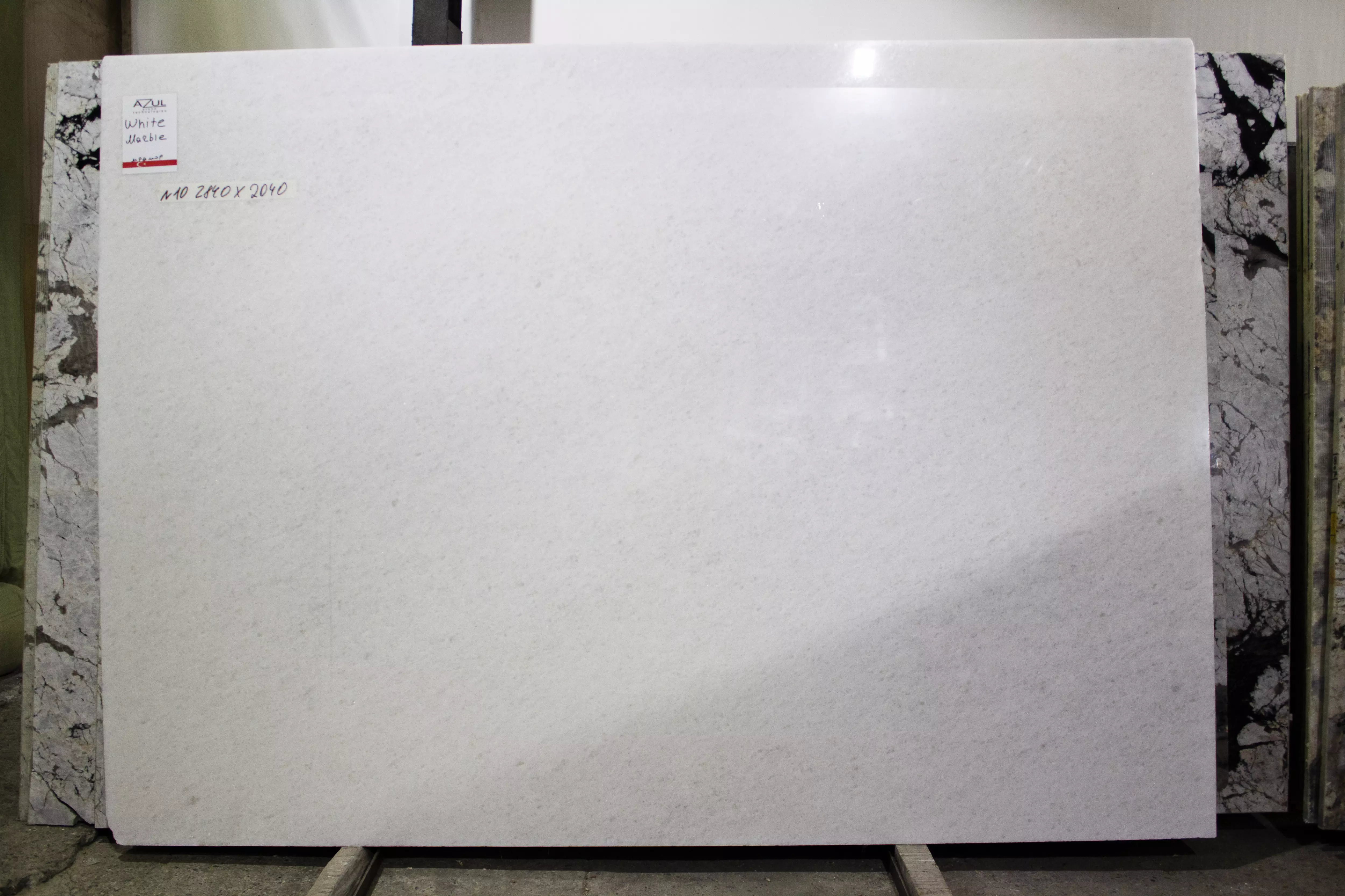 Фловер Вайт Марбл (Flower White Marble)  2840х2040х18